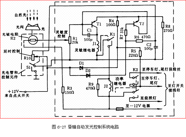 前照燈的電路及組成 前照燈的電路及組成