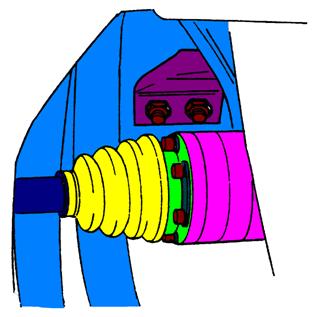 【動力轉向器從車上拆卸步驟及零部件分解圖】圖2