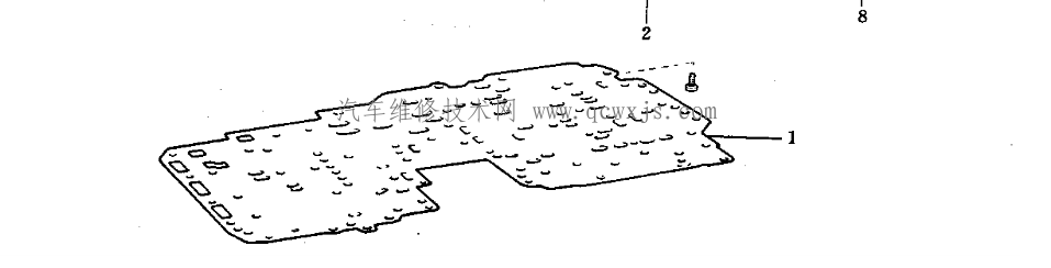 自動變速器閥體的拆裝 自動變速器閥體的拆裝