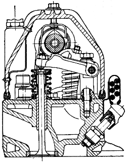 上置凸輪軸式配氣機構結構特點