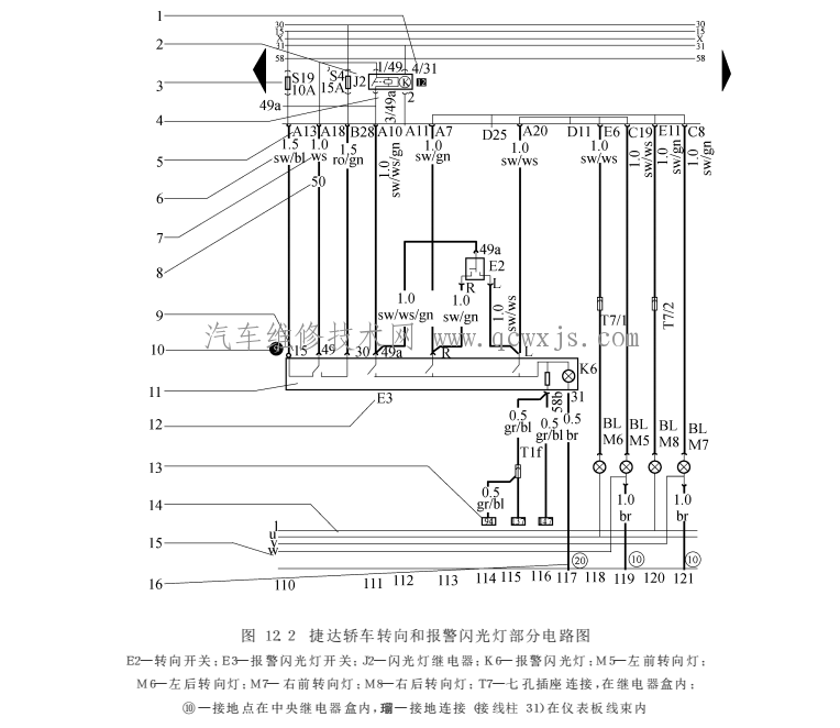 【大眾車系電路識圖】圖3