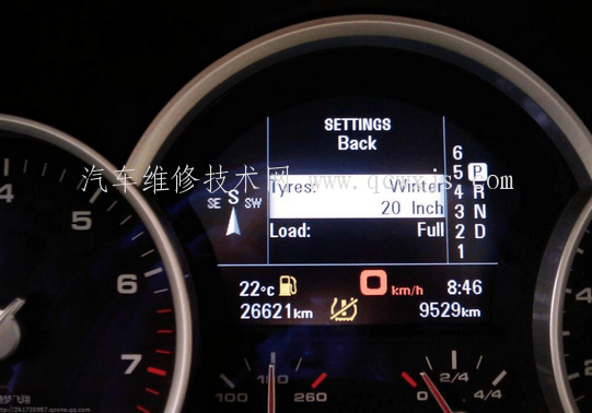 【保時捷卡宴輪胎壓力復位步驟（圖解）】圖4