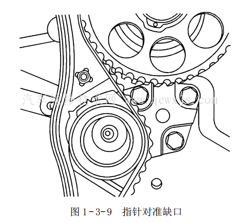 新凱越 1.6L(L91)發動機正時皮帶校對拆裝步驟 新凱越 1.6L(L91)發動機正時皮帶校對拆裝步驟