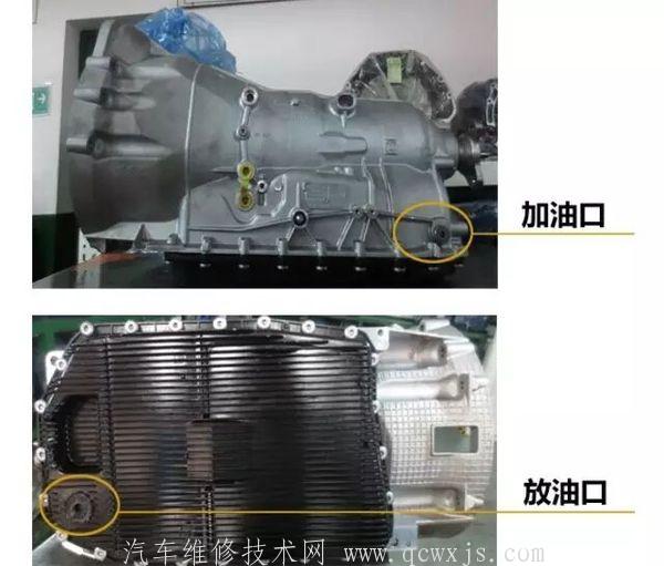 【各種類型自動變速箱加油口和換(放)油口位置及換油量】圖3