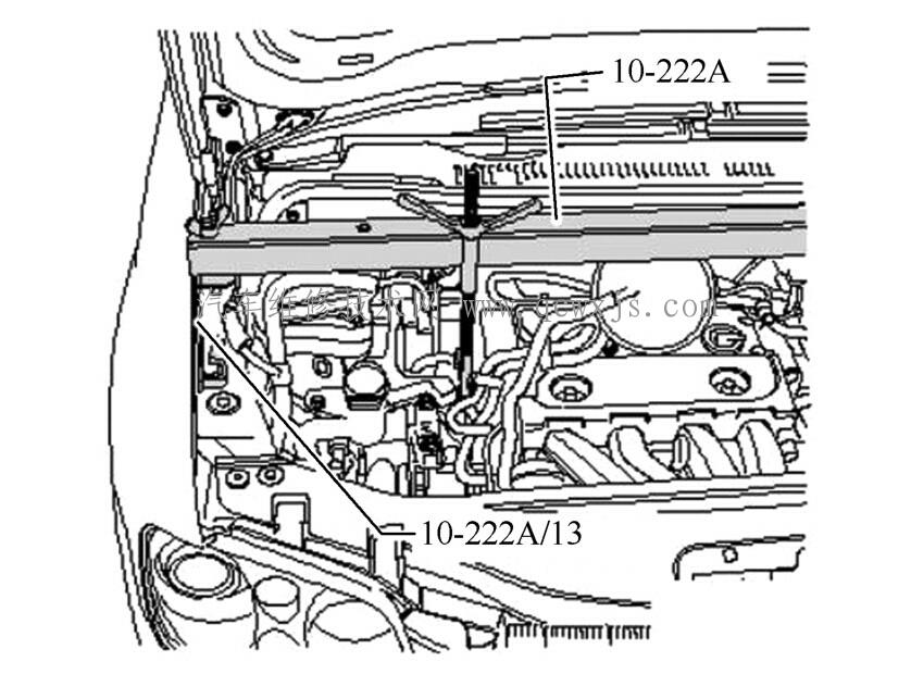 【速騰轎車1.6L發動機正時皮帶拆裝步驟】圖3