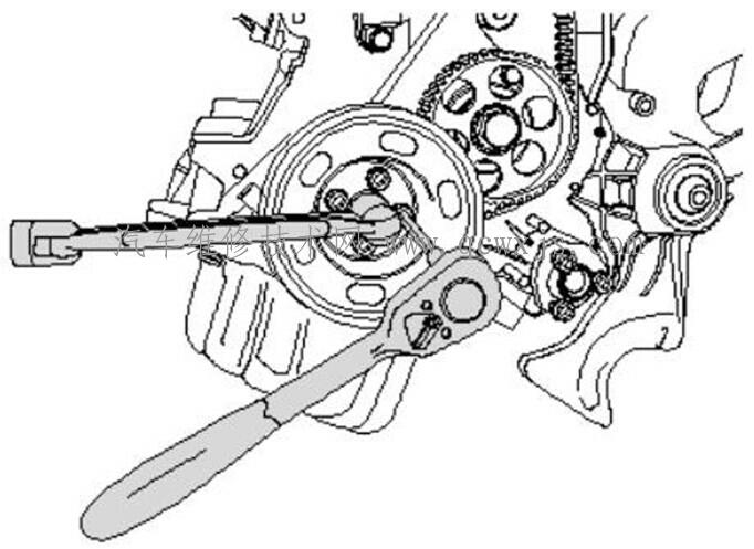 【速騰轎車1.6L發動機正時皮帶拆裝步驟】圖4