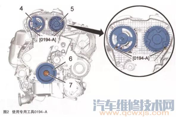 【雪鐵龍C5 2.0 EW10A發動機正時皮帶校對】圖2