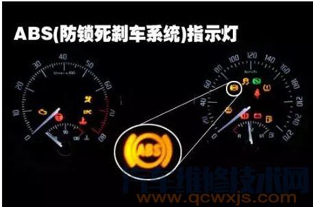 ABS燈亮是什么故障，abs燈亮了還可以開車嗎