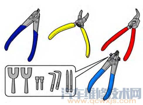 【軸卡(卡簧)的安裝和拆卸方法和注意事項】圖3