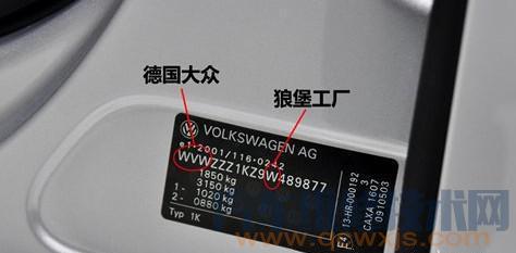 【汽車車輛識別代號(VIN碼)在車上的位置 汽車vin碼怎么看】圖2