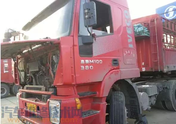 【紅巖杰獅加油門無反應故障維修案例】圖1