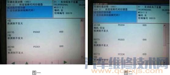 【邁騰發動機怠速抖動發動機故障指示燈亮故障維修】圖1