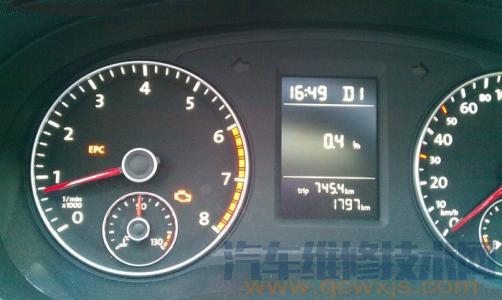 帕薩特領馭發動機怠速運轉不穩EPC燈亮