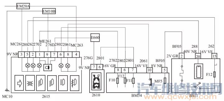 東風標致307轎車前照燈有時無遠光