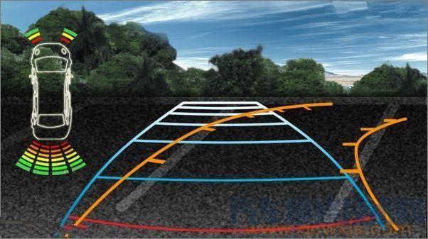 【倒車影像怎么看（圖解） 倒車影像軌跡線三條線怎么看圖解】圖3