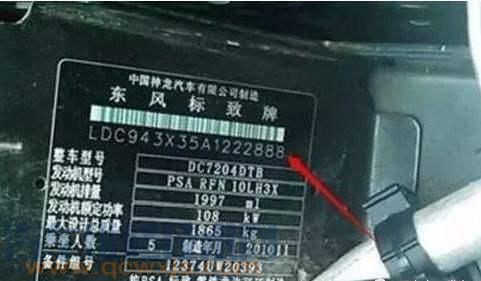 【常見車輛發(fā)動機號與車架號位置大全】圖2