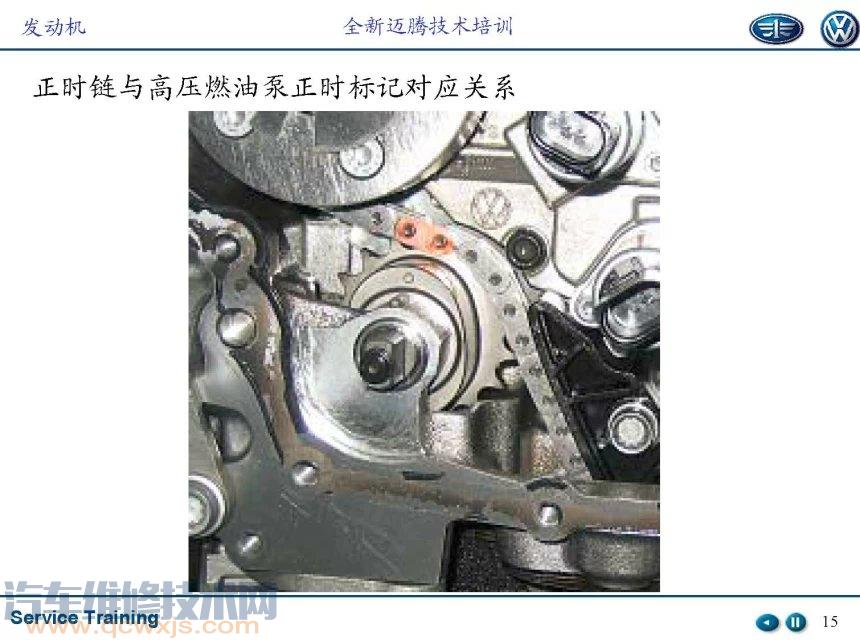 大眾邁騰正時調整(圖解) 大眾邁騰正時調整(圖解)