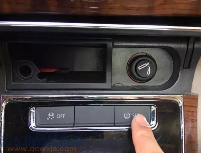 朗逸胎壓復位方法