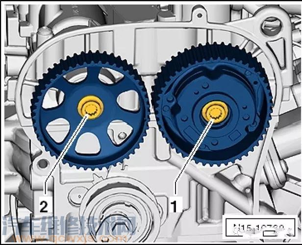 【EA211發動機正時皮帶安裝及調整（圖解）】圖3