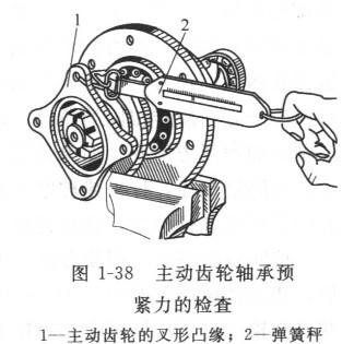單級主減速器軸承預緊度的調整