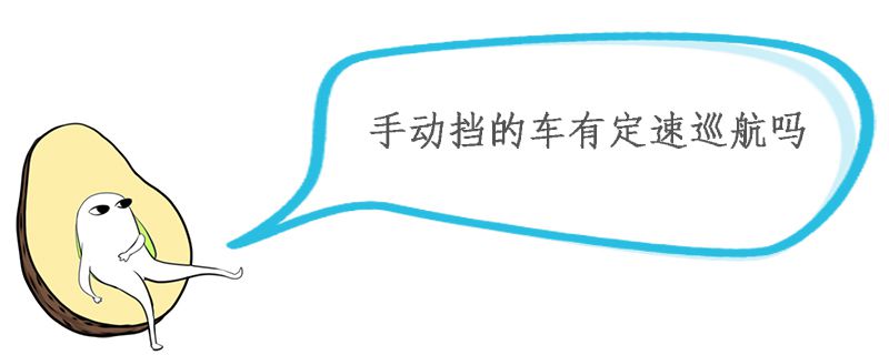 手動(dòng)擋車有定速巡航嗎