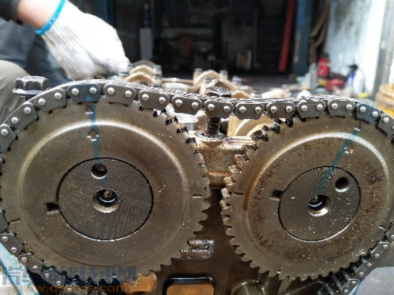 長安汽車DK15正時鏈條校對方法（圖）