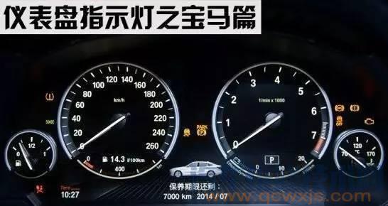 【寶馬儀表指示燈大全 寶馬儀表盤指示燈圖解大全】圖1