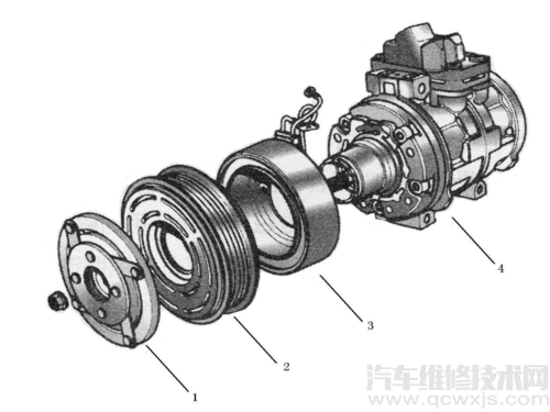 壓縮機(jī)電磁離合器好壞的判斷 壓縮機(jī)電磁離合器的檢修方法