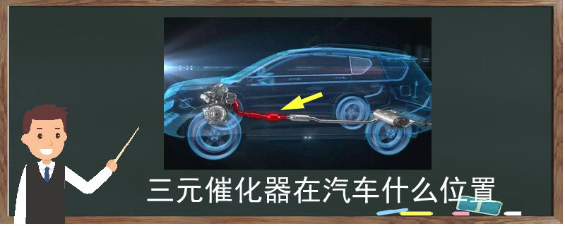 三元催化器在汽車什么位置