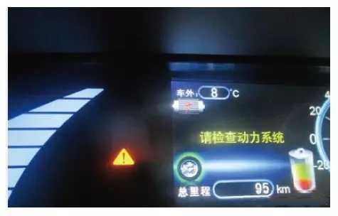 比亞迪e6車輛掛擋不走車OK燈亮儀表顯示請檢查動力系統(tǒng)