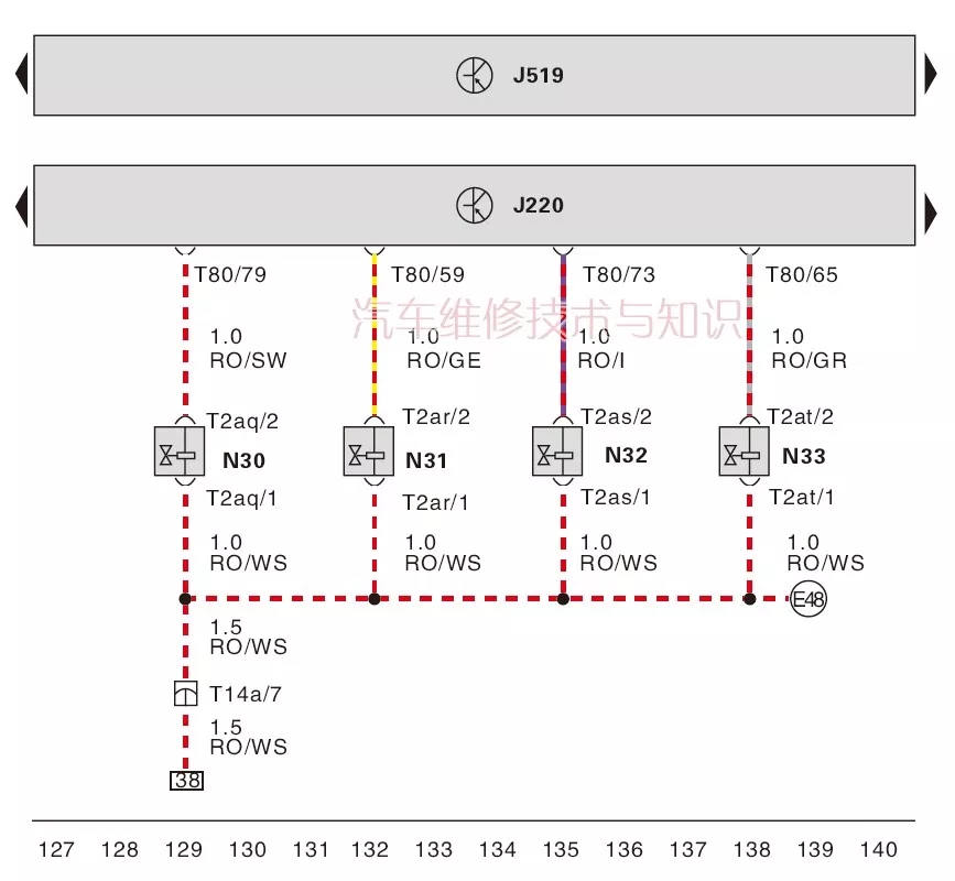 噴油器電路圖識讀