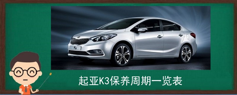 起亞k3保養(yǎng)周期一覽表