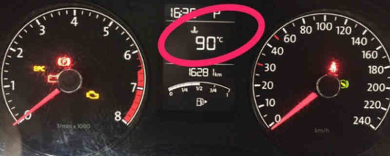 朗逸水溫表怎么調出來