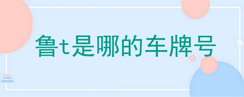 魯t是哪的車牌號(hào)
