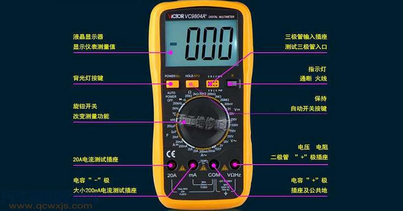 數字萬用表怎么測量電流