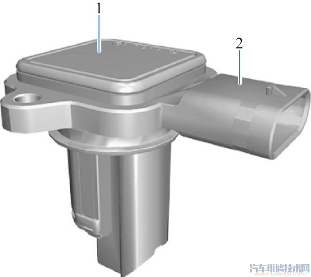 【熱膜式空氣流量傳感器結構和原理】圖2