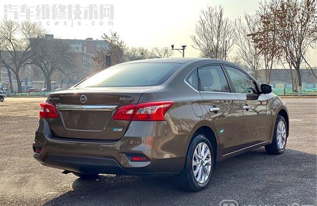 日產軒逸發動機故障燈點亮維修案例