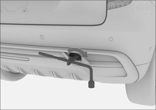 【哈弗拖車鉤在哪里　哈弗拖車鉤怎么按】圖4