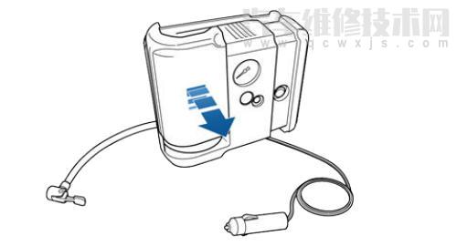 【特斯拉modelx輪胎充氣步驟 特斯拉更換輪胎密封劑罐方法】圖4