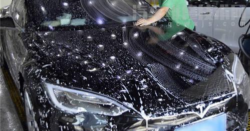 特斯拉modelx清洗車身的注意事項