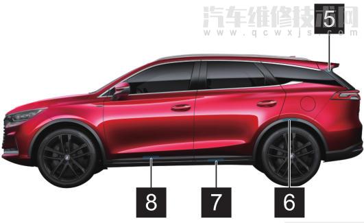 【比亞迪唐車架號和車輛識別碼位置在哪】圖2