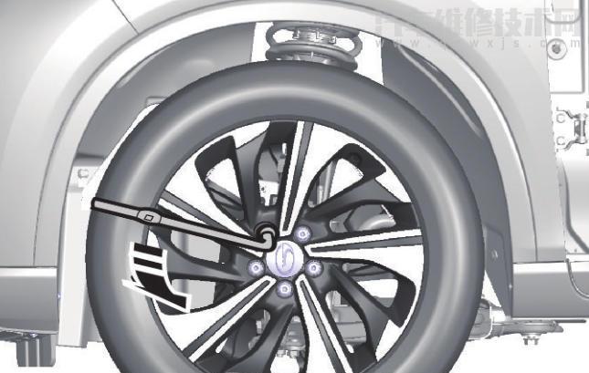傳祺gs4怎么換輪胎 gs4換輪胎千斤頂支點（圖解）