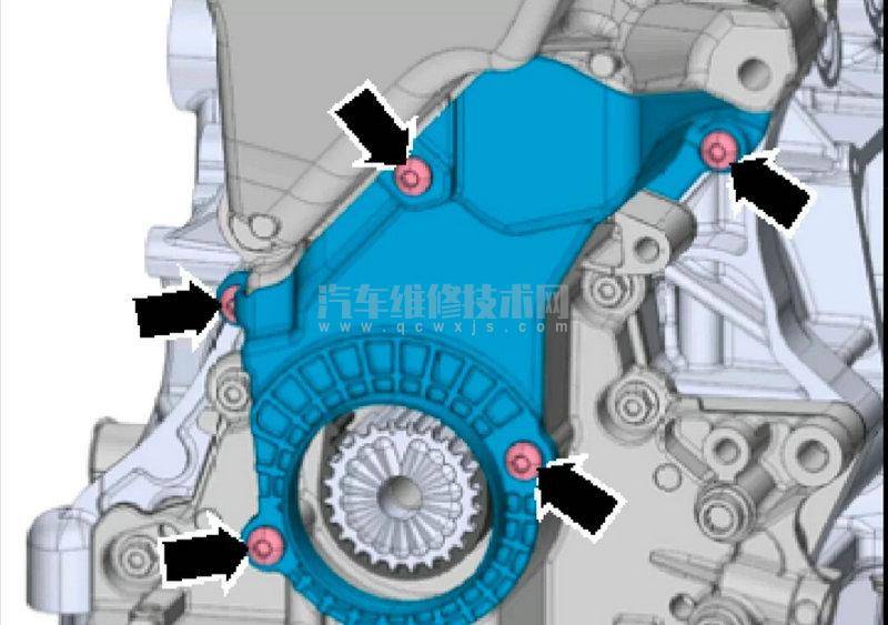 【大眾朗逸1.6正時(shí)校對(duì)圖（EA211發(fā)動(dòng)機(jī)正時(shí)圖）】圖3