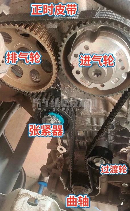 【大眾朗逸1.6正時(shí)校對(duì)圖（EA211發(fā)動(dòng)機(jī)正時(shí)圖）】圖4