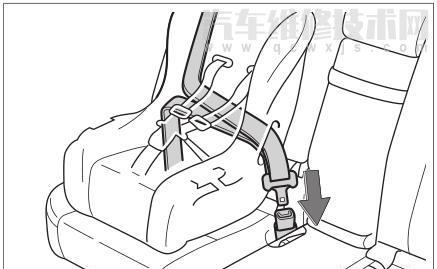 長城炮怎么用安全帶安裝兒童座椅
