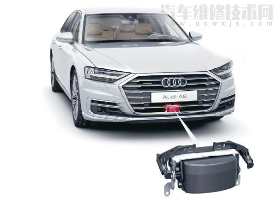 奧迪A8激光雷達安裝位置