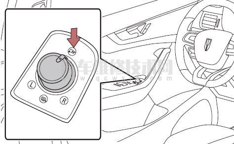 紅旗HS5外后視鏡折疊方法(圖)