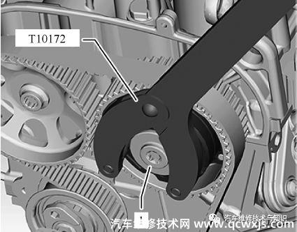 大眾1.6L EA211發動機正時的更換校對步驟 大眾1.6L EA211發動機正時的更換校對步驟