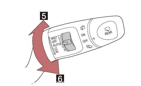 【紅旗HS5雨刮器操作說明（圖解）】圖3