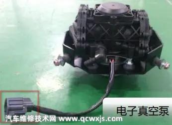 比亞迪電動車制動系統(tǒng)電動真空泵故障分析